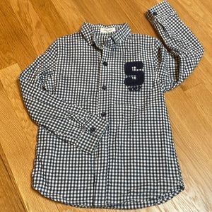 Korean brand - Urbanshan, boy’s plaid shirt